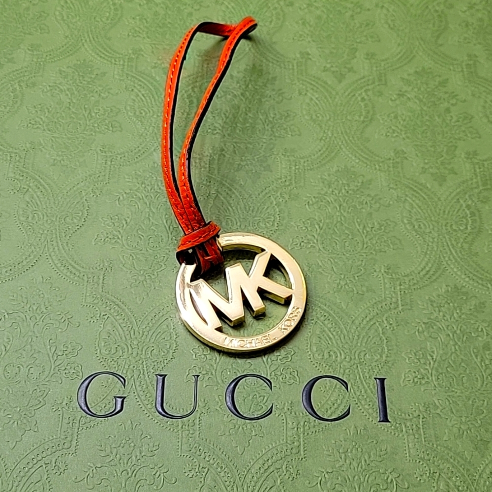 Michael Kors leather bag tag